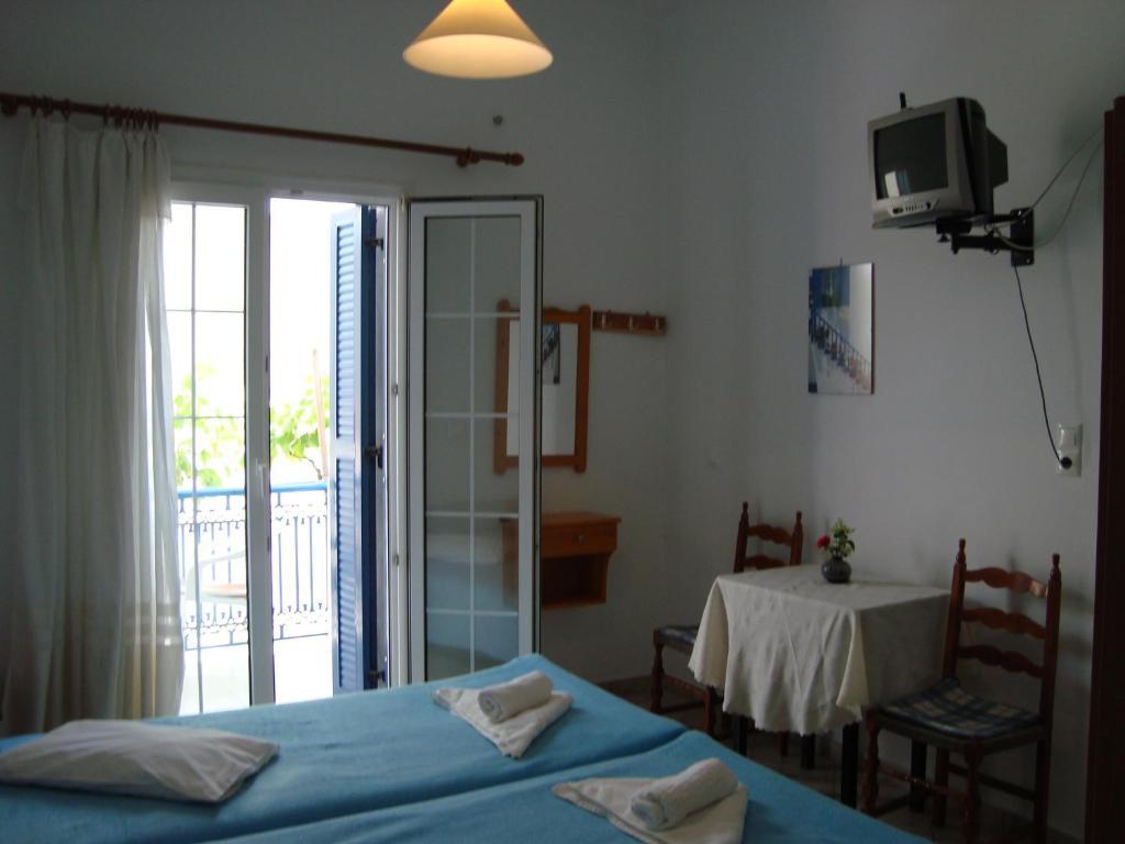 Vakhos Hotell Naxos City Rom bilde