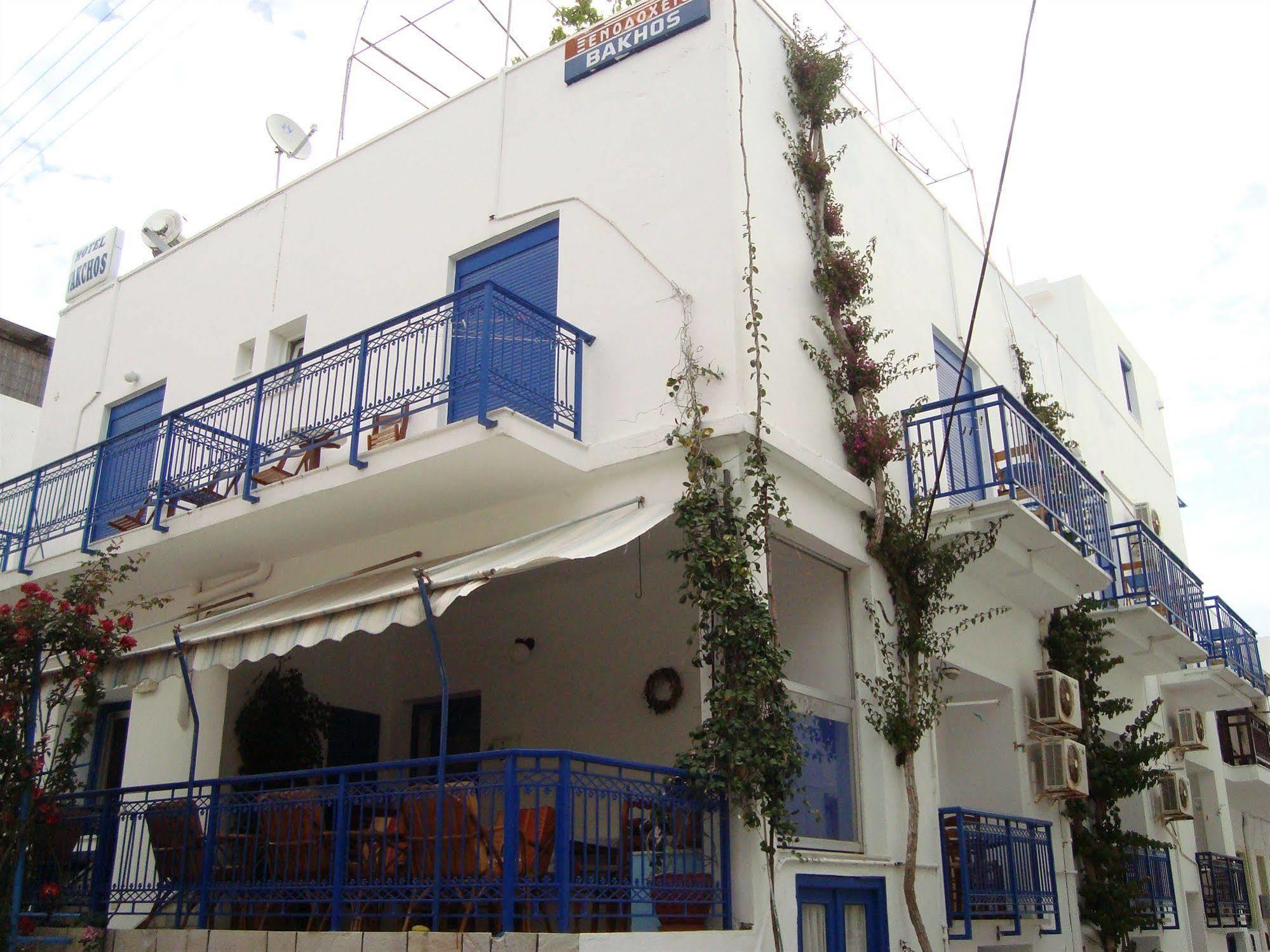 Vakhos Hotell Naxos City Eksteriør bilde